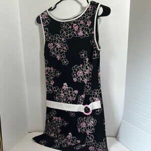 Ruby rox black floral dress size large